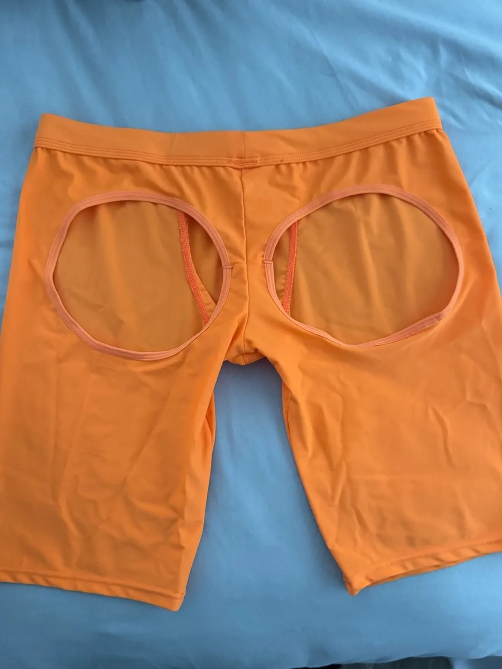 JJ Malibu Open Back Boxer Briefs NWOT Size M White & Orange Bundle